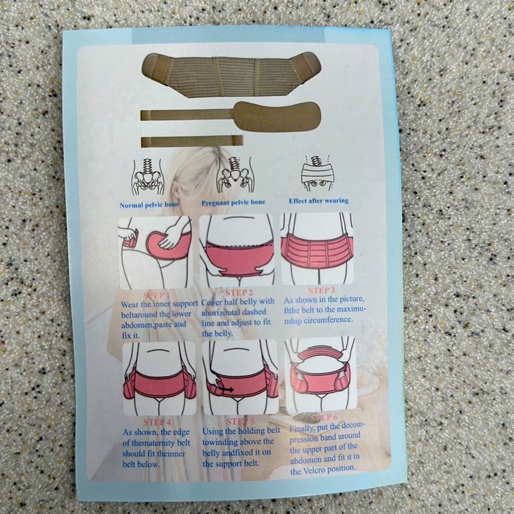 Accubio maternity belly band